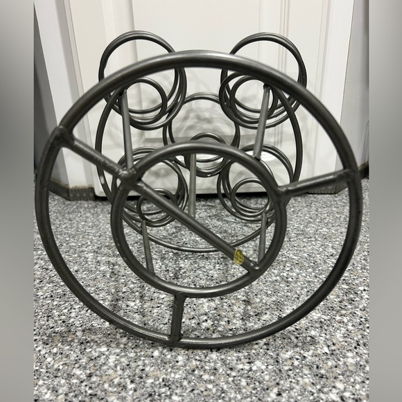 Metal Countertop Wine Rack Gray - Picture 3 of 3